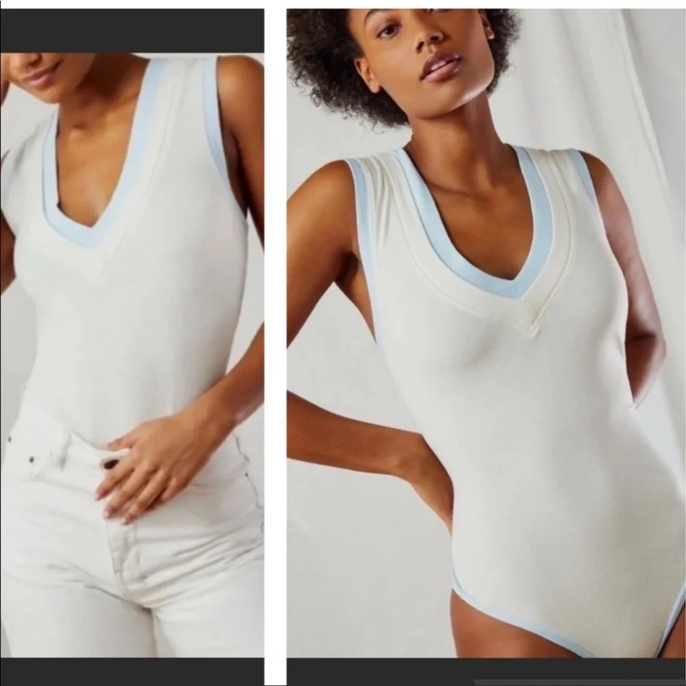 NWT Free People “Cozy Cool Girl” Bodysuit